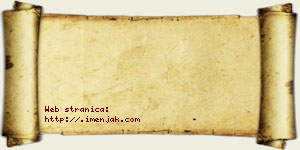 Tijana Strinić vizit kartica